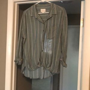 American eagle button down.